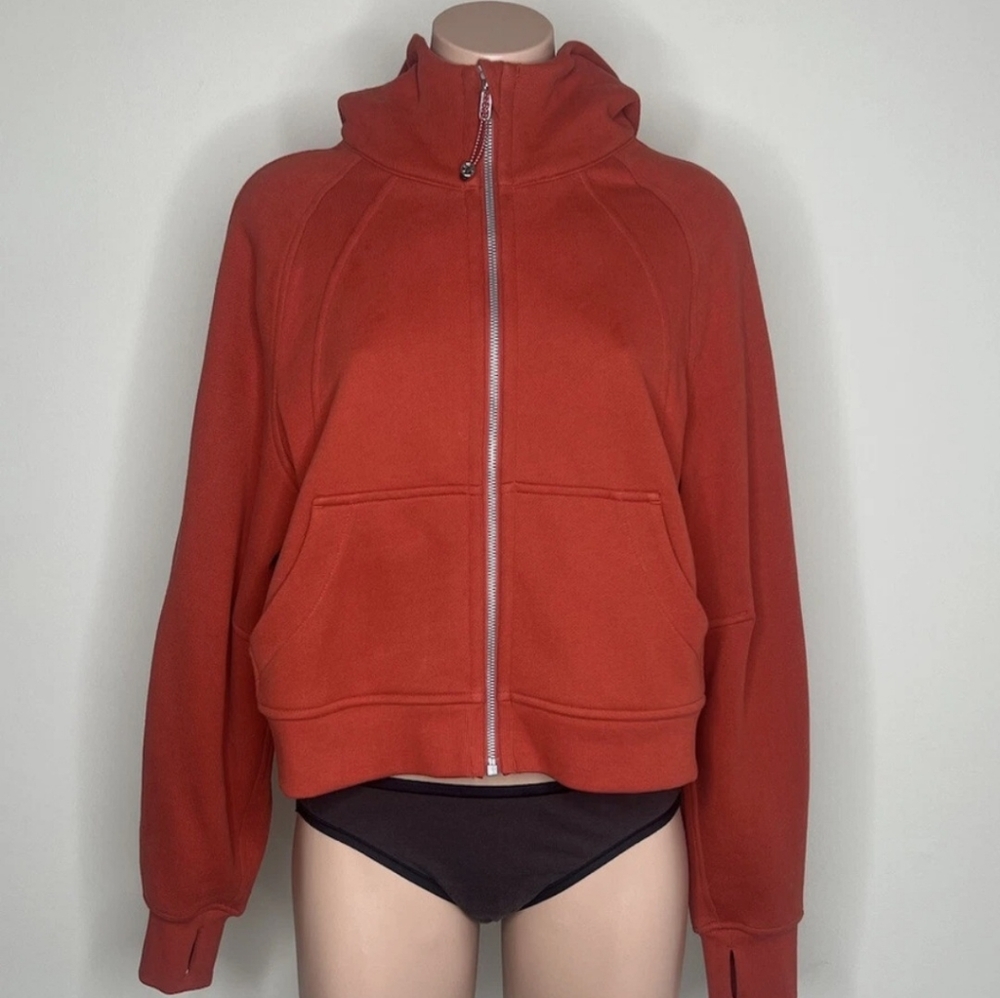 Lululemon Scuba Oversized Full Zip (Red Rock SZ XS/S)